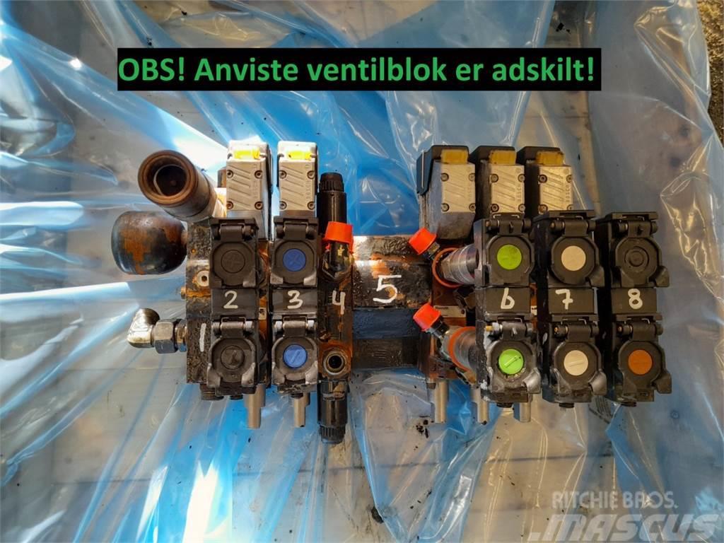Case IH CVX1190 Hydraulic lift valve Hidraulika