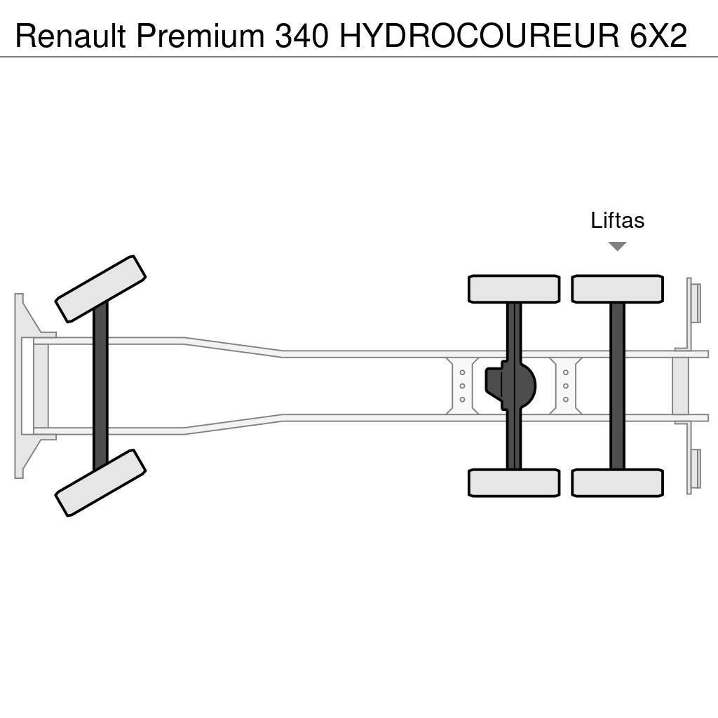 Renault Premium 340 HYDROCOUREUR 6X2 Kombiji / vakuumski kamioni