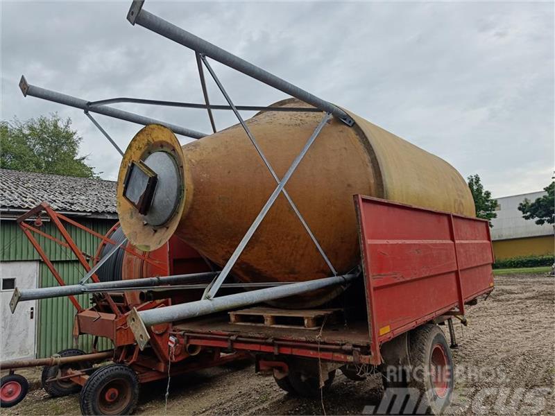 Tunetank 20m3, 12 ton Glasfibersilo Oprema za istovaranje silosa