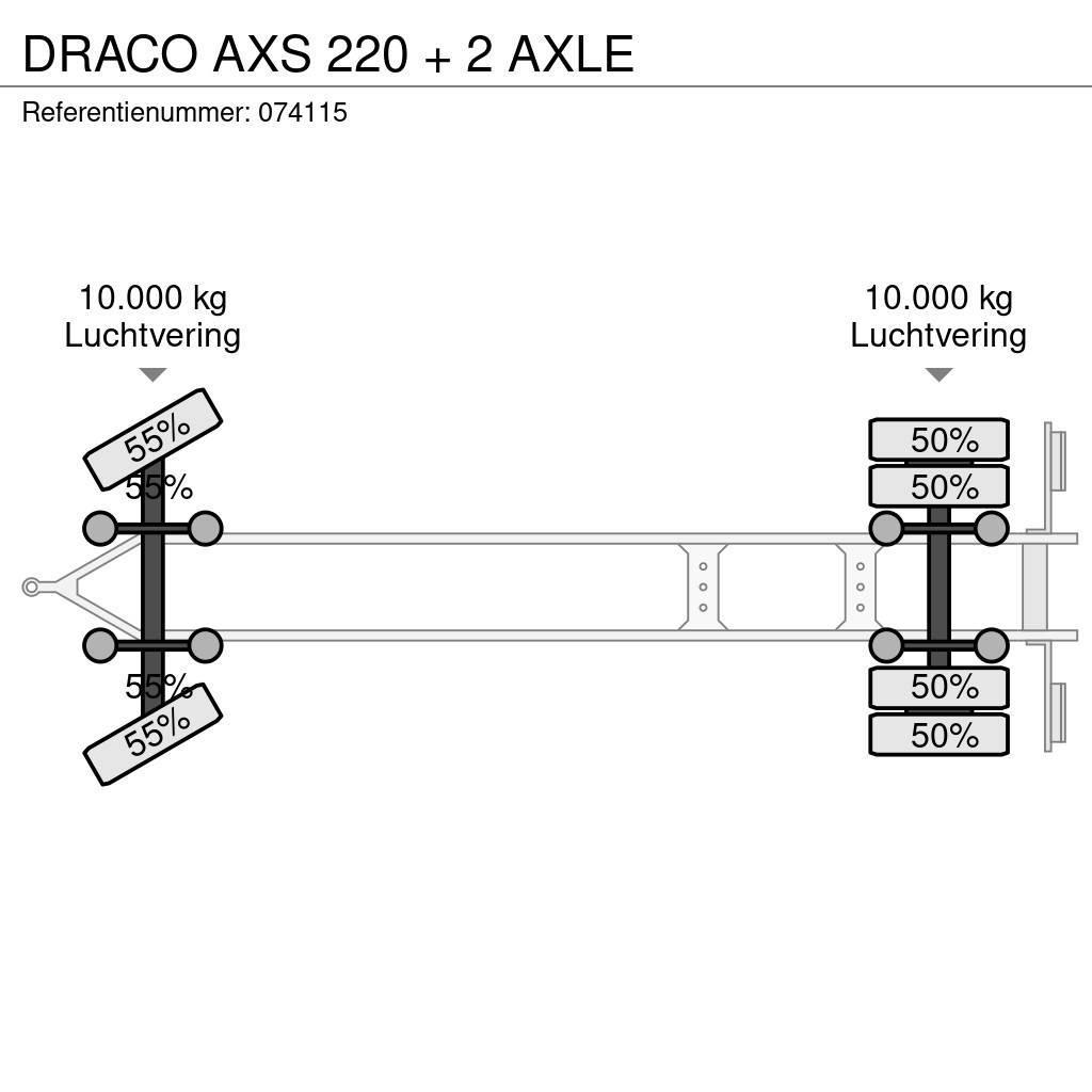 Draco AXS 220 + 2 AXLE Prikolice sa ceradom