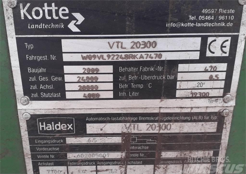Kotte VTL 20300 Cisterne za gnojnicu