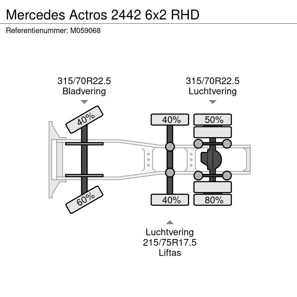 Mercedes-Benz Actros 2442 6x2 RHD Traktorske jedinice