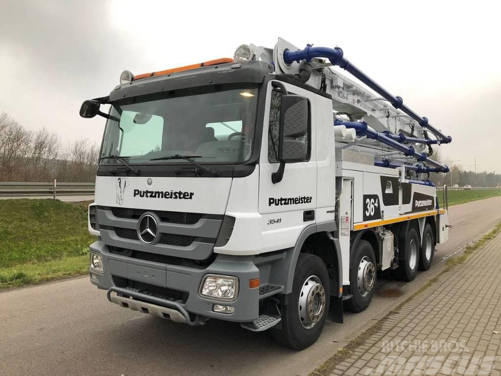 Mercedes-Benz Actros 3541 8x4 Putzmeister BSF 36-4.16 H Kamionske beton pumpe