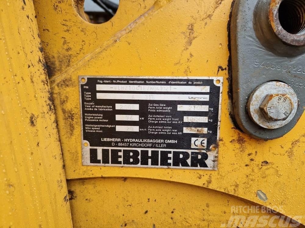 Liebherr A 316 Litronic Bageri za manipuliranje materijalom / otpadom