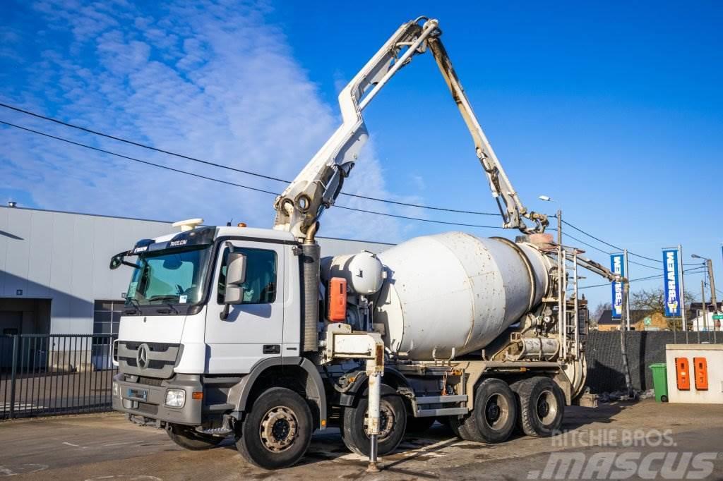Mercedes-Benz ACTROS 3241-MP3+PUTZMEISTER 21M Kamionske beton pumpe