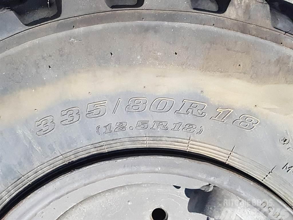 Ahlmann AS50-Solideal 12.5-18-Dunlop 12.5R18-Tire/Reifen Gume, kotači i naplatci