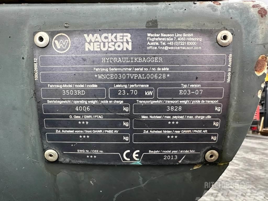 Wacker Neuson 3503 RD Mini bageri <7t