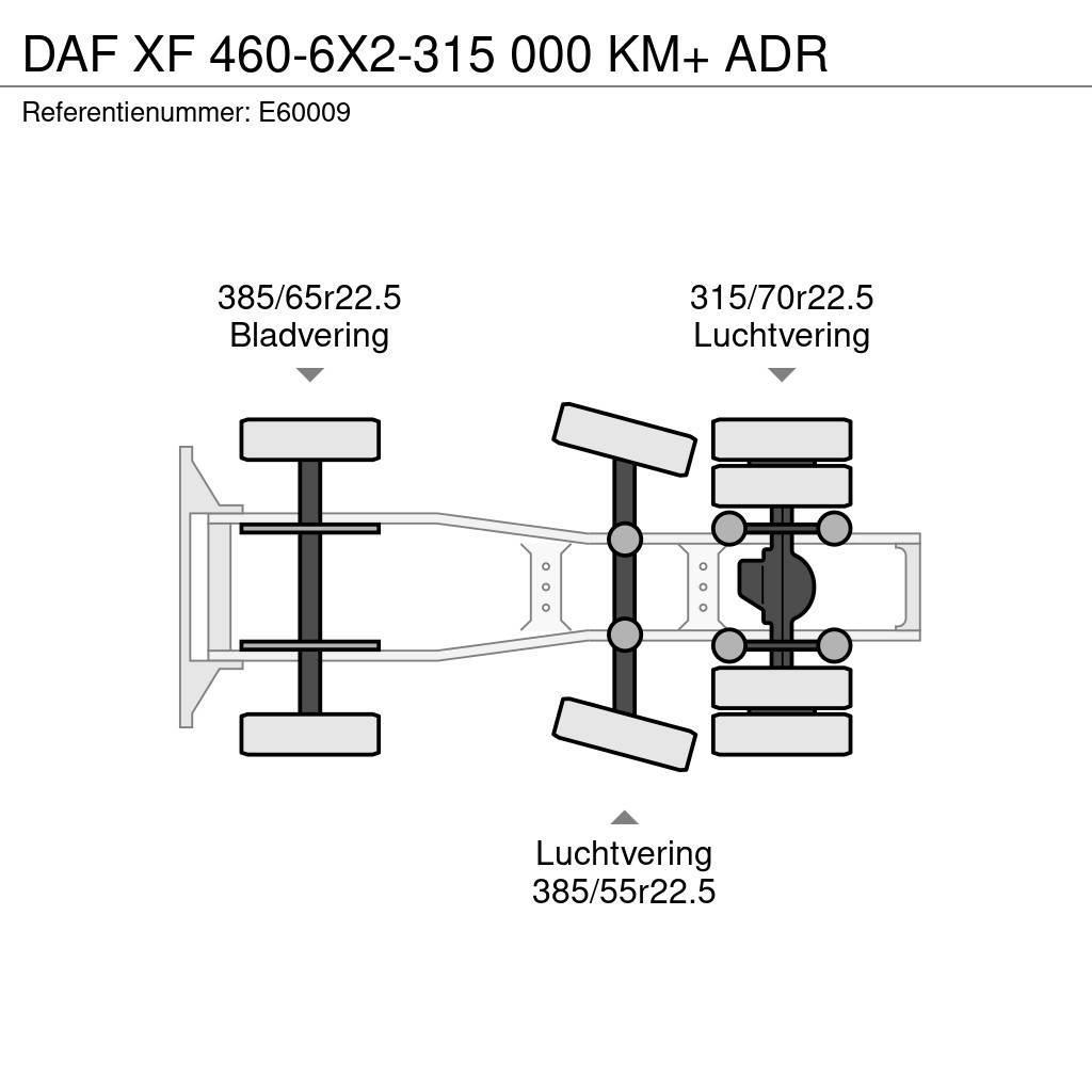 DAF XF 460-6X2-315 000 KM+ ADR Traktorske jedinice