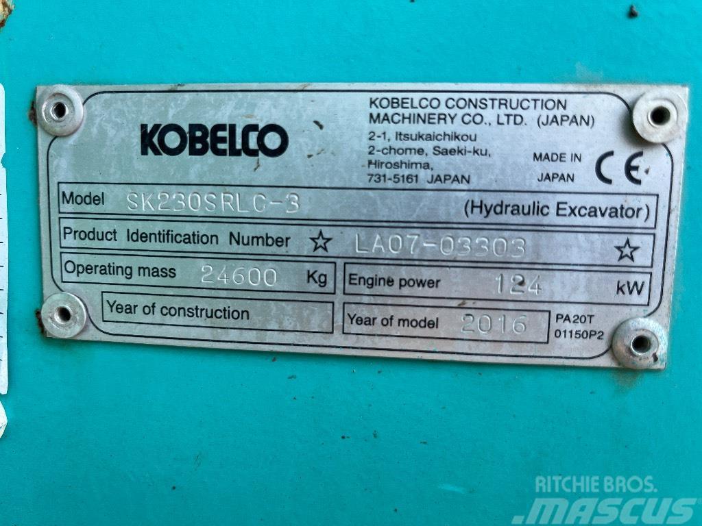 Kobelco SK 230 SR LC-3 Bageri gusjeničari