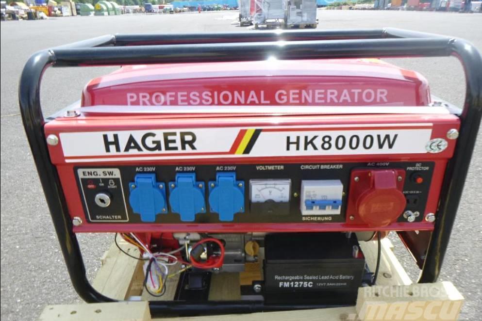  Hager HK 8000W Stromaggregat Generator Benzinski agregati