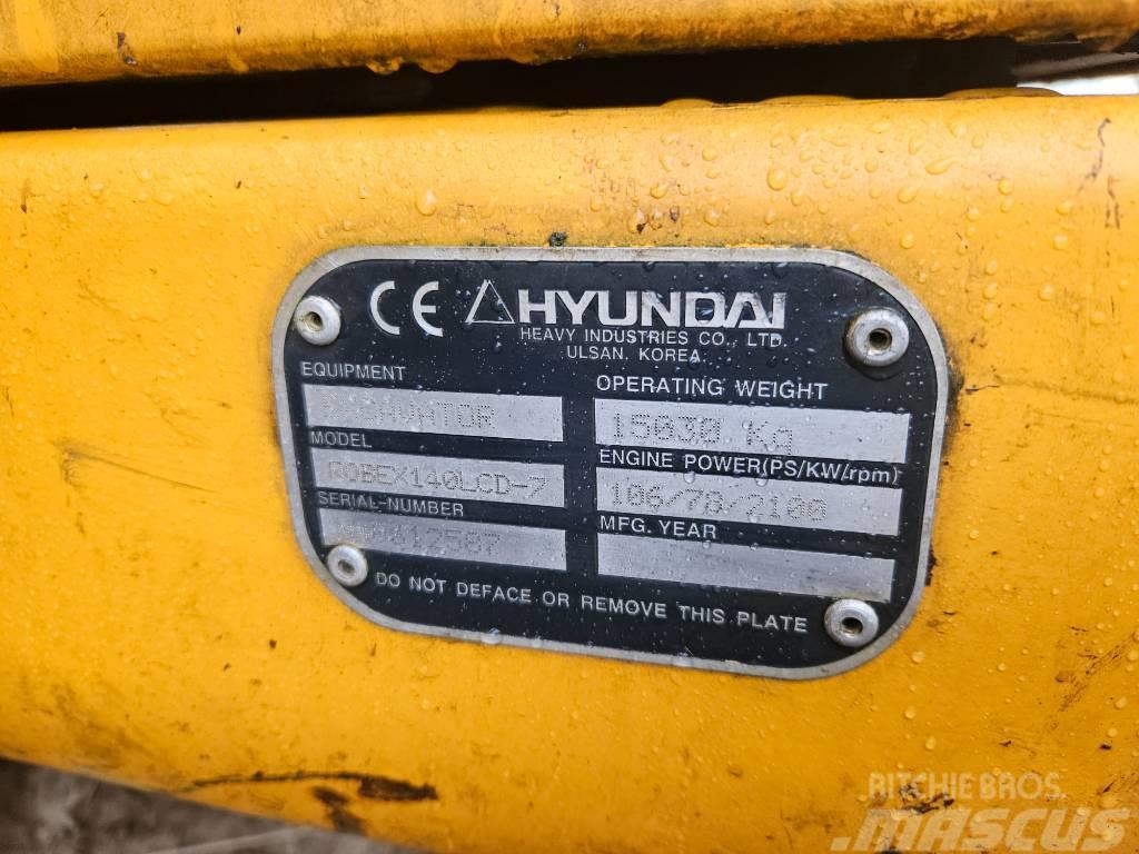 Hyundai 140-7 Bageri gusjeničari