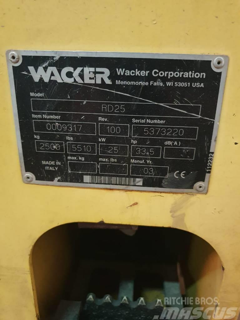 Wacker Neuson RD 25 Ostali valjci