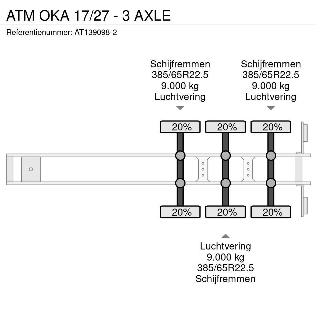 ATM OKA 17/27 - 3 AXLE Kiper poluprikolice