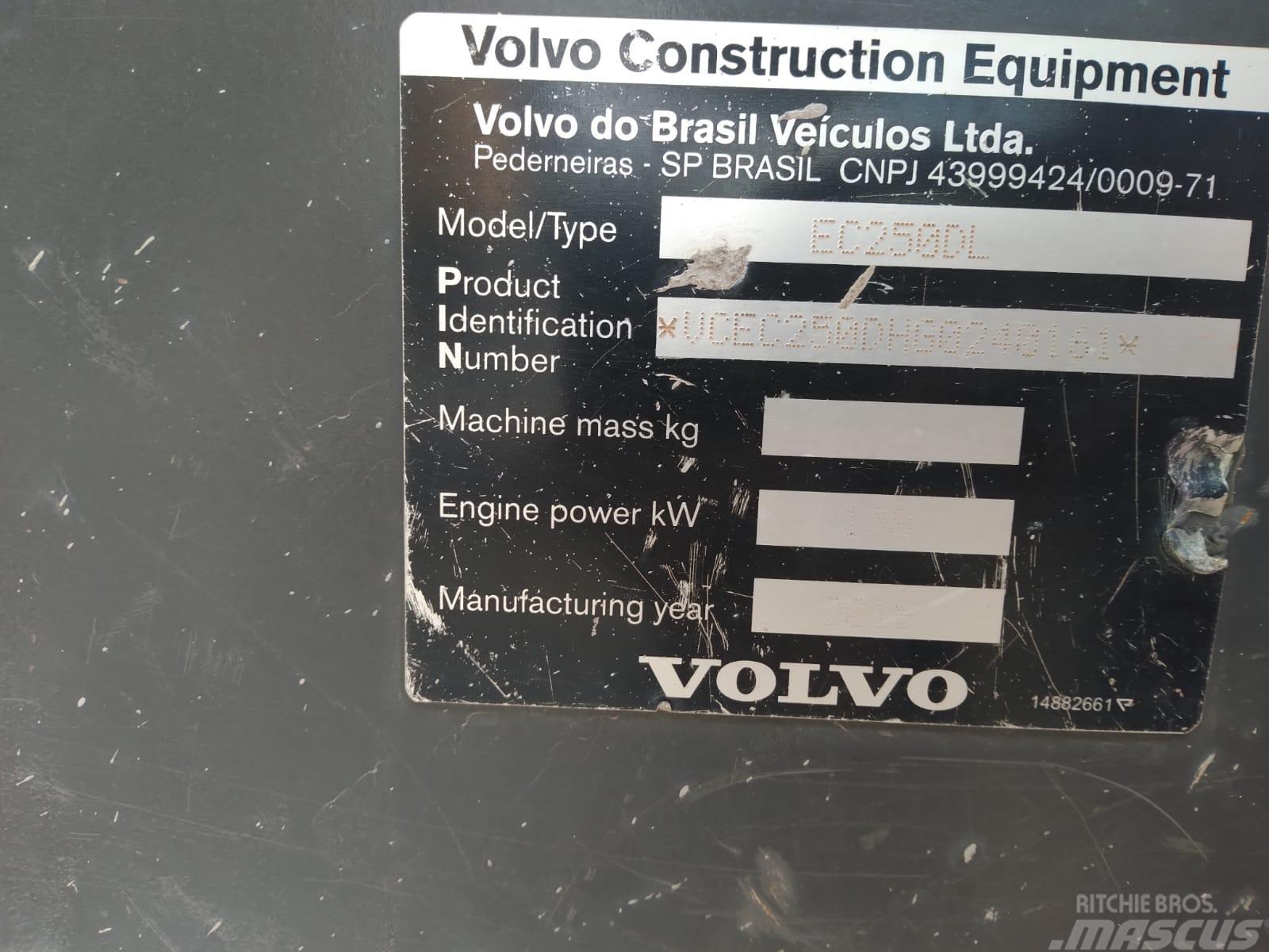 Volvo EC 250 D L Bageri gusjeničari