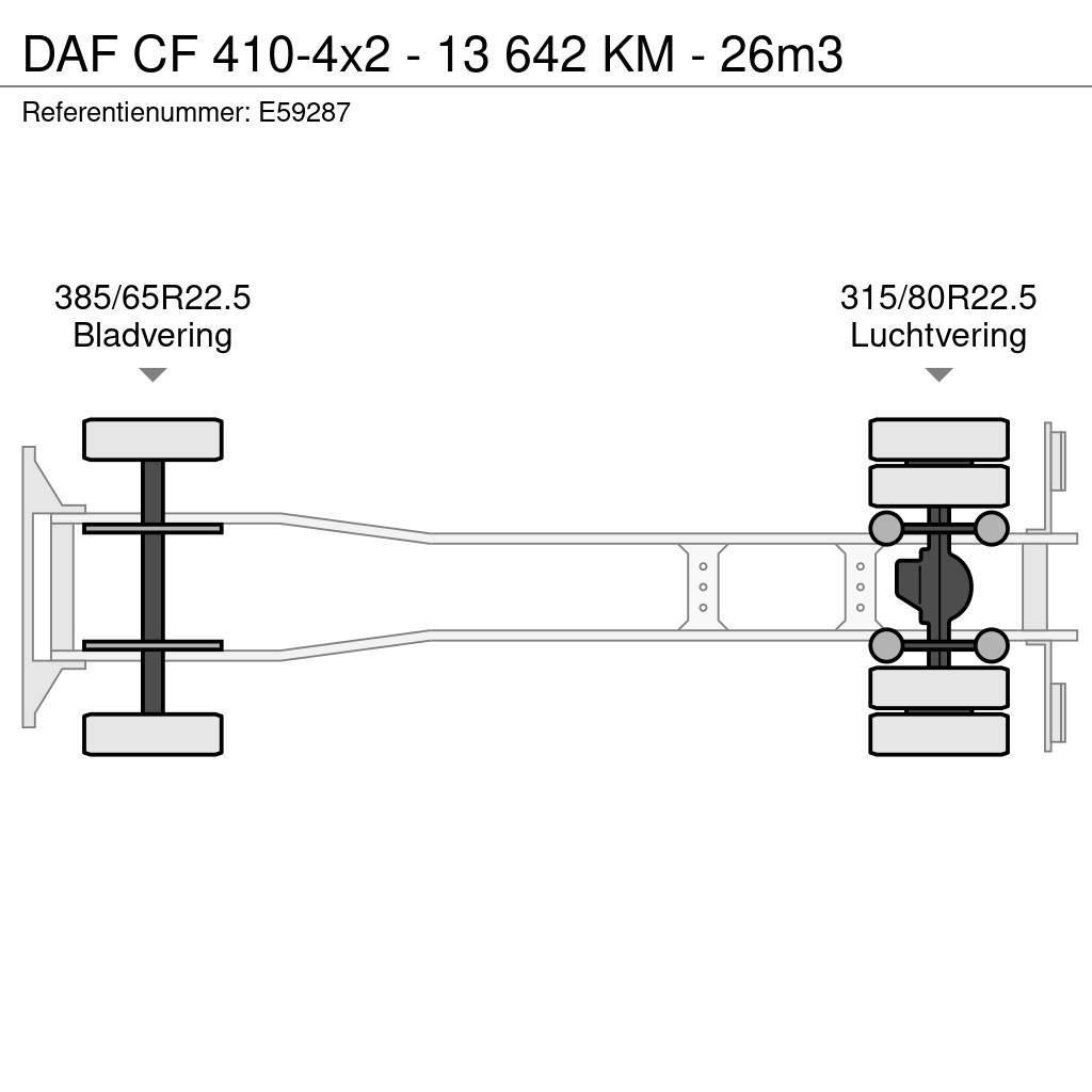 DAF CF 410-4x2 - 13 642 KM - 26m3 Kiper kamioni