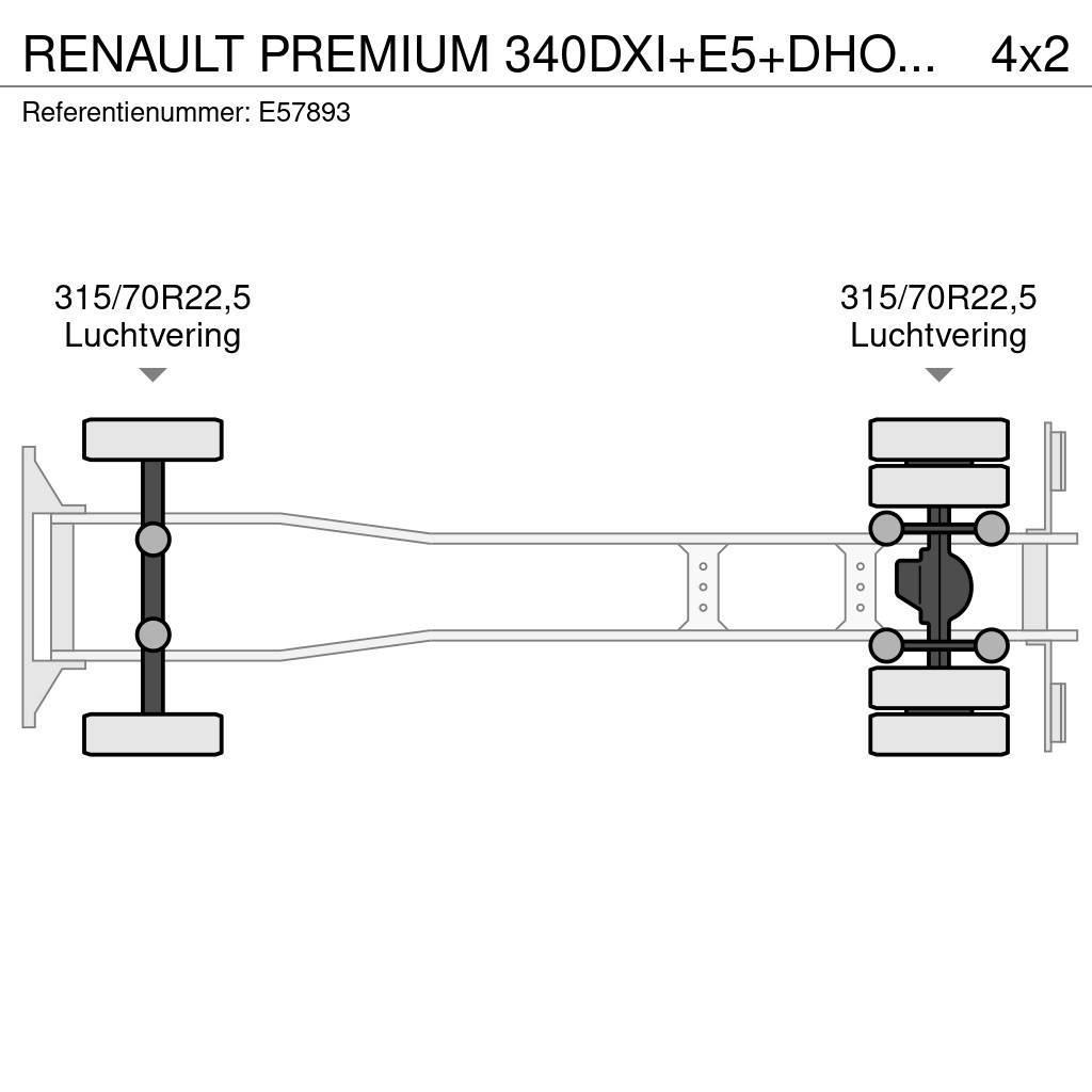 Renault PREMIUM 340DXI+E5+DHOLLANDIA Demontažnii kamioni za podizanje kabela