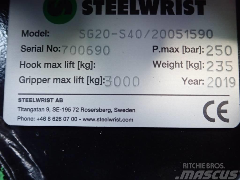 Steelwrist Sortiergreifer SG20 passend zu Volvo ECR35 Grabilice