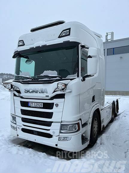 Scania R580 6X4 Hydraulikk, brøytefeste/uttak for spreder Traktorske jedinice