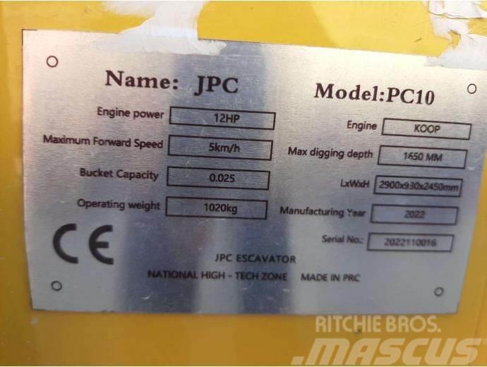 JPC PC-10 Mini bageri <7t