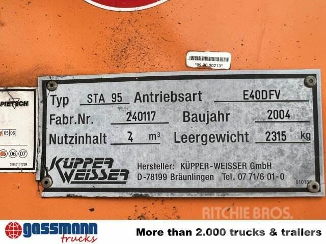 Küpper-Weisser STA 95 Salzstreuer auf Abrollrahmen, ca. 4m³ Ostala oprema za traktore