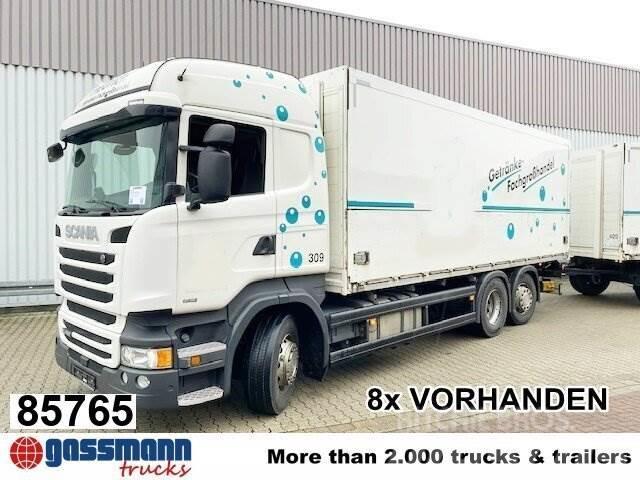 Scania R450 LB 6x2-4 Getränkekoffer, Retarder, Sanduk kamioni