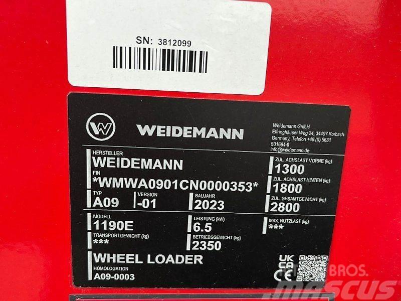 Weidemann 1190E Skid steer mini utovarivači