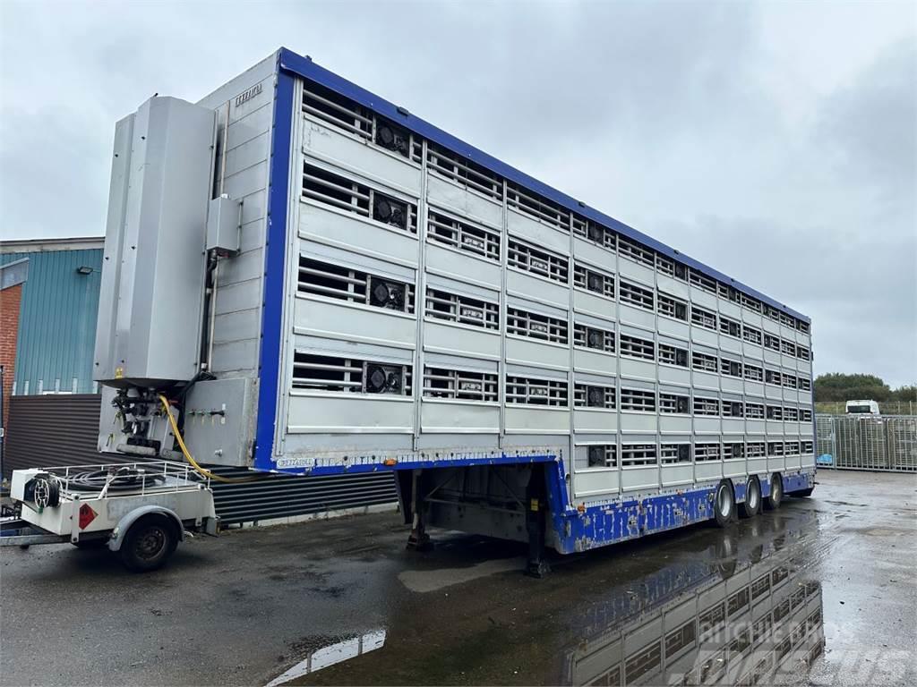 Pezzaioli 5-stock Grise trailer 5-stock Poluprikolice za prjevoz stoke