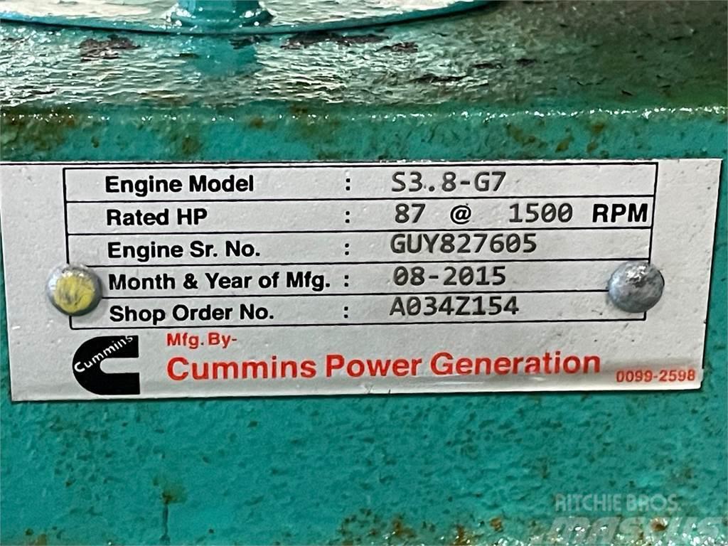 Cummins S3.8-G7 motor (Mercedes OM314) - komplet med køler Motori