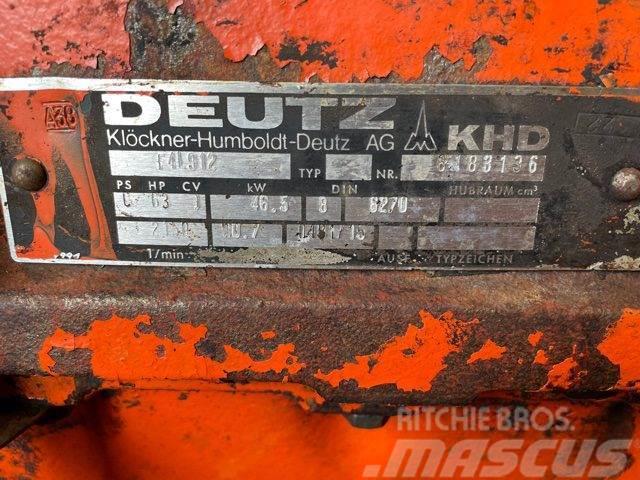 Deutz F4L 912 motor - kun til dele Motori