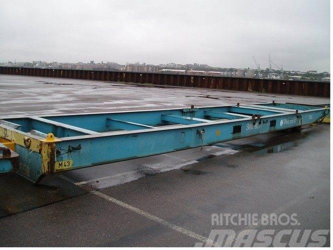 Mafi trailer - 40 ft./60 ton - 1 stk Nisko-utovarne poluprikolice