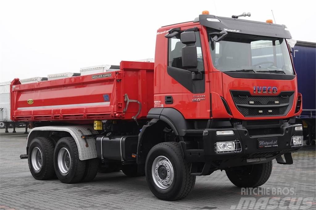 Iveco TRAKKER 450 / 6x6 / WYWROTKA / BORDMATIC / MEILLER Kiper kamioni