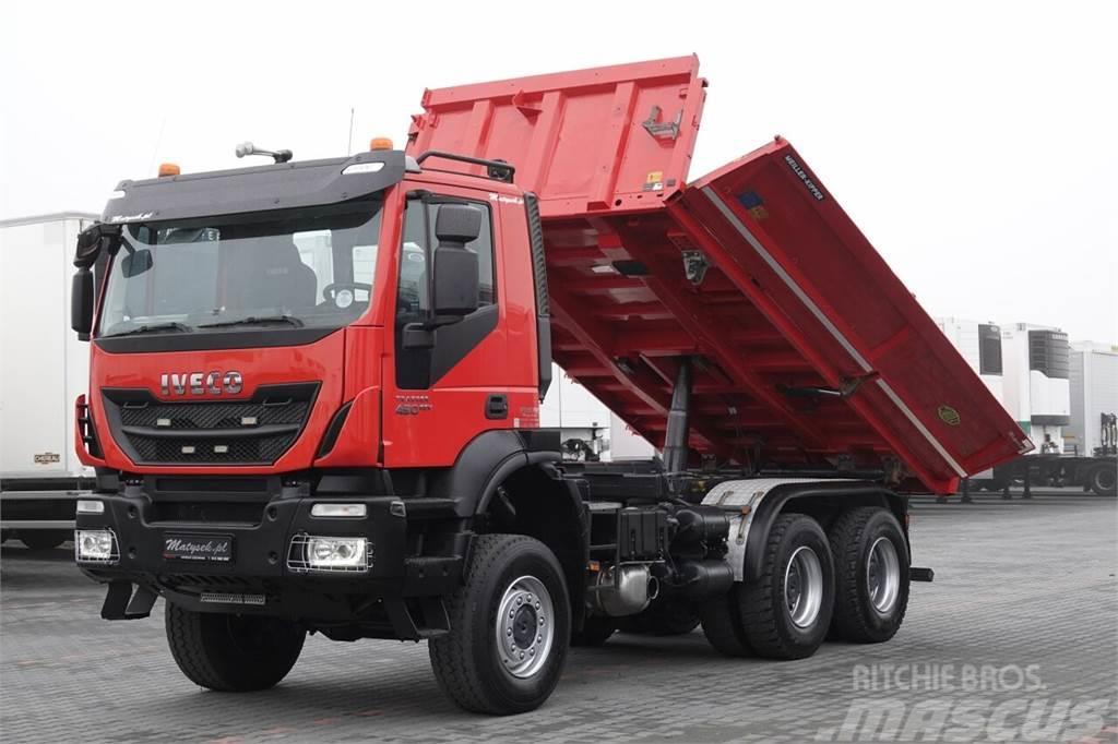 Iveco TRAKKER 450 / 6x6 / WYWROTKA / BORDMATIC / MEILLER Kiper kamioni