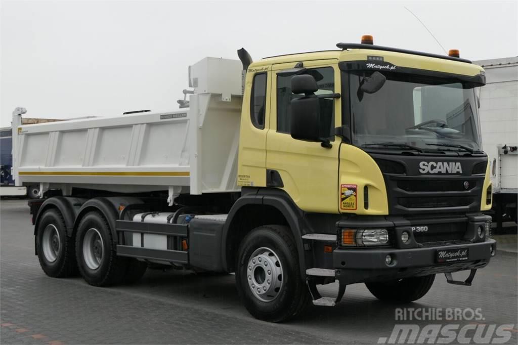 Scania P 360 / 6x4 / WYWROTKA / BORDMATIC / MEILLER KIPPE Kiper kamioni