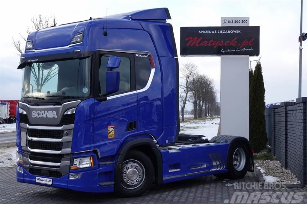 Scania R 450 / RETARDER / OPONY 100 % / EURO 6 / 2018 R Traktorske jedinice