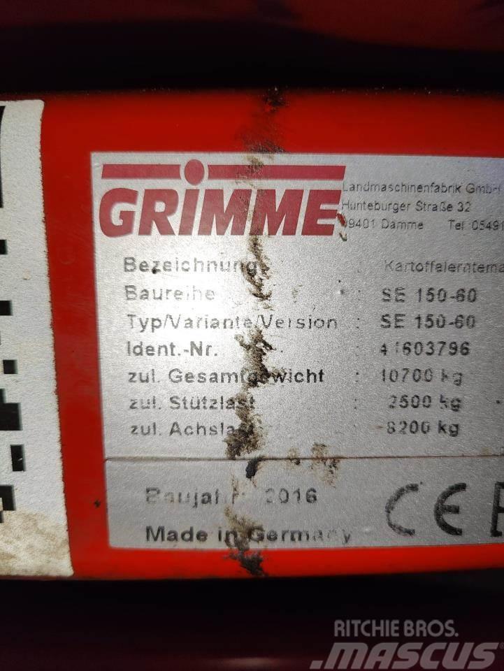 Grimme SE 150-60 UB Skupljači i kopači krumpira