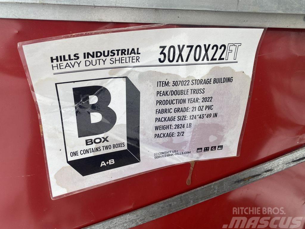  Hills Industrial Heavy Duty Shelter - 30'W x 70'L  Čelićni okviri za građevino