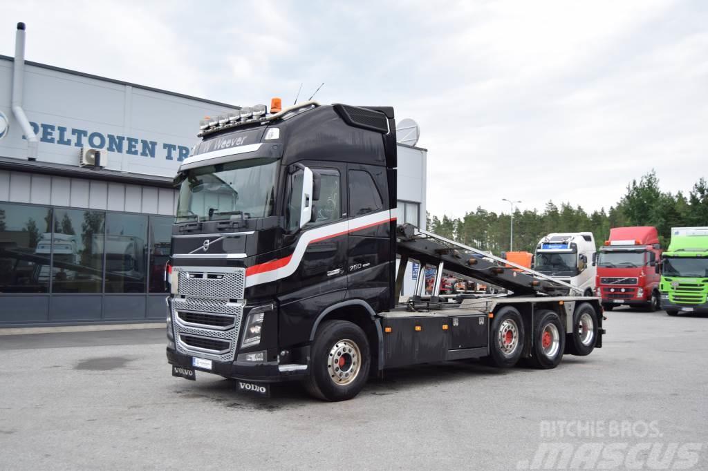 Volvo FH750 8x2 Euro 6 Vaijeri Demontažnii kamioni za podizanje kabela