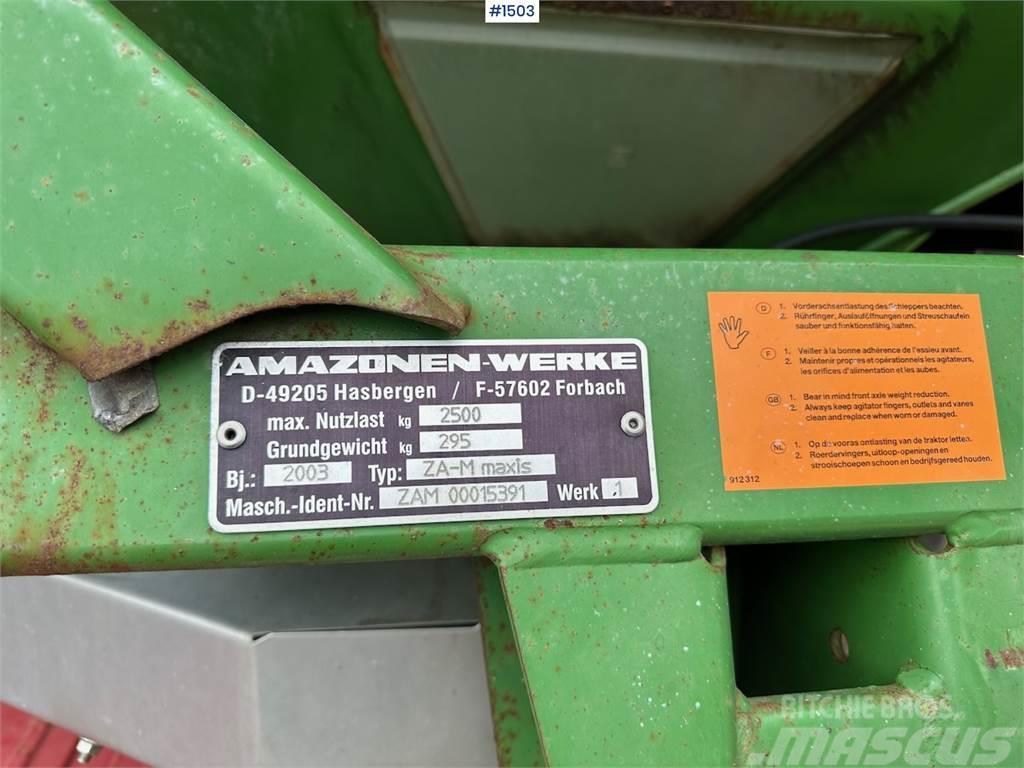 Amazone ZA-M maxiS 1500 Drugi strojevi za gnojenje i dodatna oprema