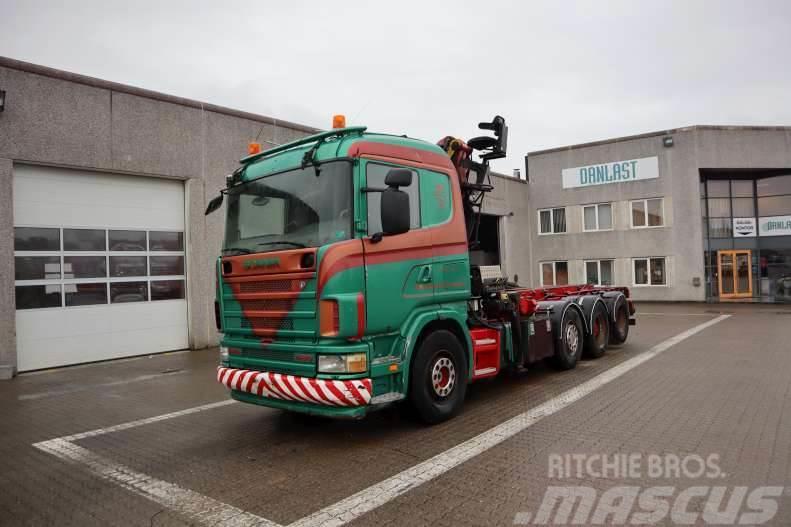 Scania R 164G Demontažnii kamioni za podizanje kabela