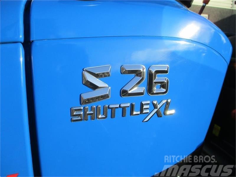 Solis S26 Shuttle XL 9x9 med store brede Turf hjul på ti Kompaktni (mali) traktori