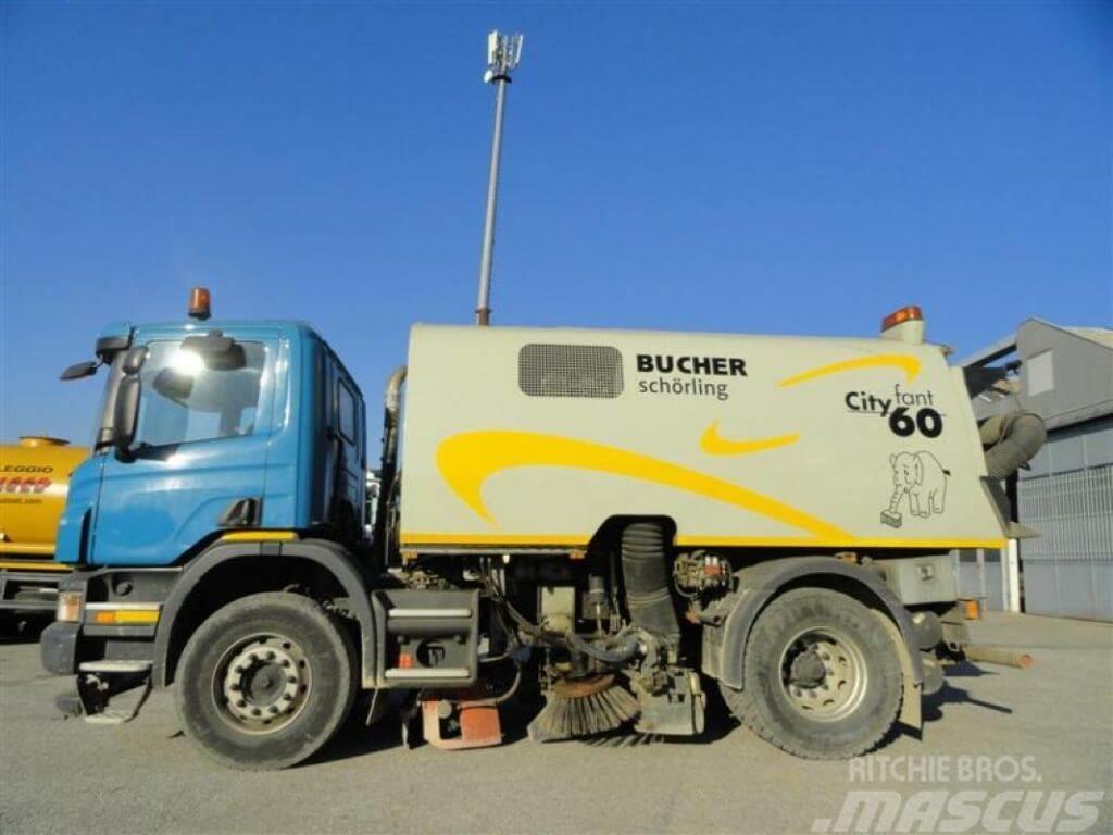 Scania P 230 Bucher Kamioni za čišćenje ulica