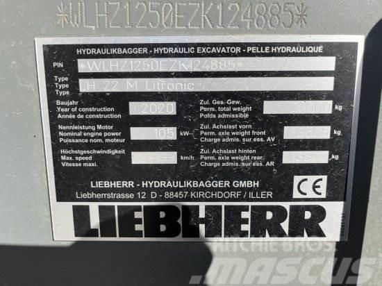 LIEBHERR LH 22 M LITRONIC, UMSCHLAGBAGGER, LIKUFIX Bageri na kotačima
