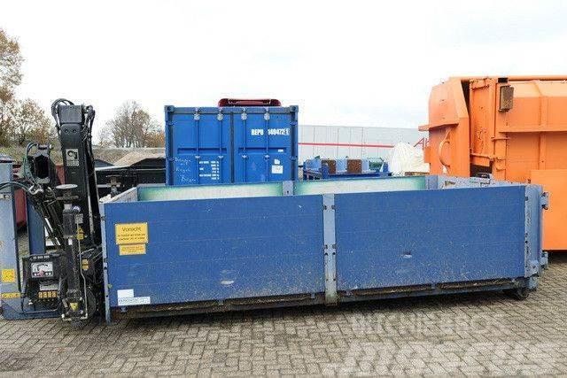  Abrollcontainer, Kran Hiab 099 BS-2 Duo Rol kiper kamioni s kukama za dizanje