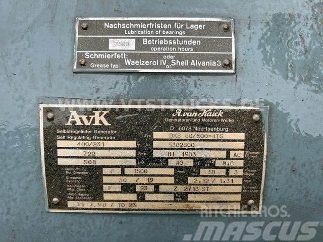 AVK DKB 80/500-4TS Stromgenerator 400V 500 kVA Ostale komponente