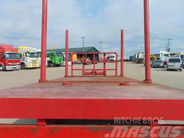  container / trailer for wood / rool off tipper Prikolice sa voznim postoljem