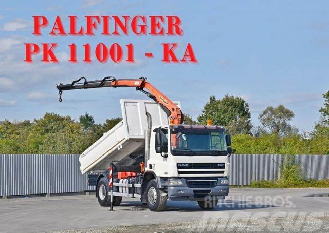 DAF CF 75.310 Kipper 4,30 m + KRAN * TOPZUSTAND Kiper kamioni