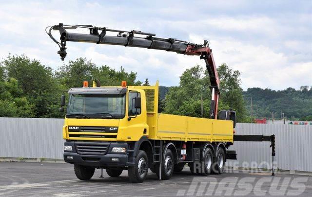 DAF CF 85.430 Pritsche 7,70 m+ KRAN/FUNK Kamioni sa kranom