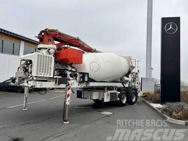  De Buf Beton-Mischer 9m³/Sermac 28m Betonpumpe Kamioni mikseri za beton
