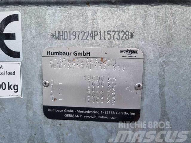 Humbaur HBTZ 197224 BS schräg mit Alu-Bordwände Niski utovarivači