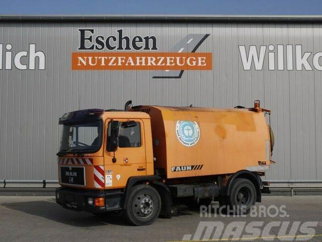 MAN 14.162 Kehrmaschine FAUN VEGA AK 460 L Kamioni za čišćenje ulica